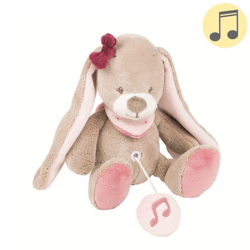  nina jade et lili musical lapin 20 cm 